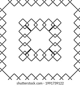 Patrón de motivos geométricos. Decoración de interiores, exteriores, alfombras, textiles, prendas de vestir, tela, seda, mosaico, plástico, papel, envuelto, tapicería, almohada, sofás, fondo, etc. Ilustración vectorial