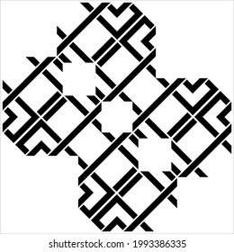 Geometrical Motifs Pattern.  Decoration for Interior, Exterior, Carpet, Textile, Garment, Cloth, Silk, Tile, Plastic, Paper, Wrapping, Wallpaper, Pillow, Sofa, Background, Ect. Vector Illustration