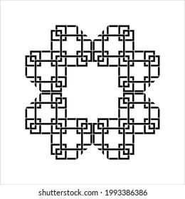 Geometrical Motifs Pattern.  Decoration for Interior, Exterior, Carpet, Textile, Garment, Cloth, Silk, Tile, Plastic, Paper, Wrapping, Wallpaper, Pillow, Sofa, Background, Ect. Vector Illustration