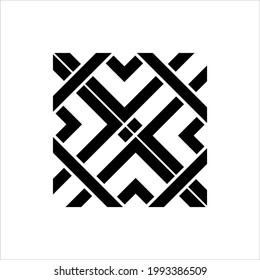 Geometrical Motifs Pattern.  Decoration for Interior, Exterior, Carpet, Textile, Garment, Cloth, Silk, Tile, Plastic, Paper, Wrapping, Wallpaper, Pillow, Sofa, Background, Ect. Vector Illustration