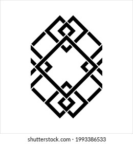Geometrical Motifs Pattern.  Decoration for Interior, Exterior, Carpet, Textile, Garment, Cloth, Silk, Tile, Plastic, Paper, Wrapping, Wallpaper, Pillow, Sofa, Background, Ect. Vector Illustration