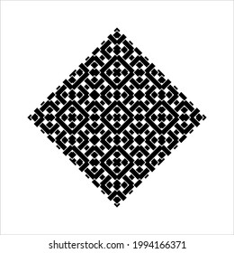 Geometrical Motifs Pattern. Decoration for Interior, Exterior, Carpet, Textile, Garment, Cloth, Silk, Tile, Plastic, Paper, Wrapping, Wallpaper, Pillow, Sofa, Background, Ect. Vector Illustration