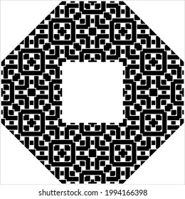 Geometrical Motifs Pattern. Decoration for Interior, Exterior, Carpet, Textile, Garment, Cloth, Silk, Tile, Plastic, Paper, Wrapping, Wallpaper, Pillow, Sofa, Background, Ect. Vector Illustration