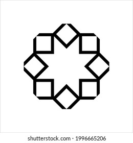 Geometrical Motifs Pattern. Decoration for Interior, Exterior, Carpet, Textile, Garment, Cloth, Silk, Tile, Plastic, Paper, Wrapping, Wallpaper, Pillow, Sofa, Background, Ect. Vector Illustration