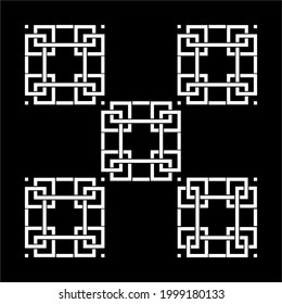 Geometrical Motifs Pattern. Decoration for Interior, Exterior, Carpet, Textile, Garment, Cloth, Silk, Tile, Plastic, Paper, Wrapping, Wallpaper, Pillow, Sofa, Background, Ect. Vector Illustration