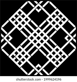 
Patrón de motivos geométricos. Decoración de interiores, exteriores, alfombras, textiles, prendas de vestir, tela, seda, mosaico, plástico, papel, envuelto, tapicería, almohada, sofás, fondo, etc. Ilustración vectorial