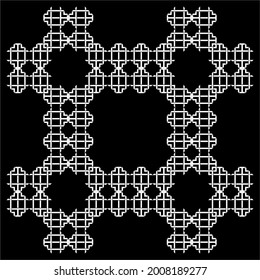 Geometrical Motifs Pattern. Decoration for Interior, Exterior, Carpet, Textile, Garment, Cloth, Silk, Tile, Plastic, Paper, Wrapping, Wallpaper, Pillow, Sofa, Background, Ect. Vector Illustration