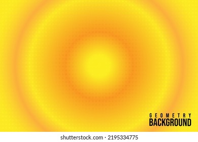 Diseño de plantilla de fondo geométrico naranja