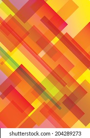 geometrical orange red background