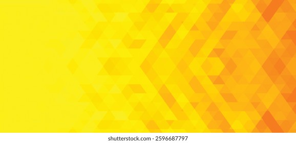 Geometrical Orange and Yellow Vector Texture Background