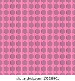 Geometrical ornament cut out on a standard sheet. Seamless texture. Vector.