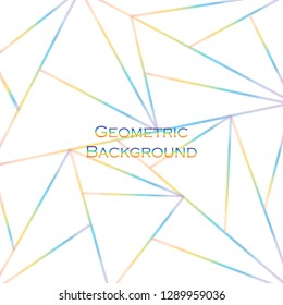 Geometrical ornament of multi-colored triangles. For web, textile and wallpapers