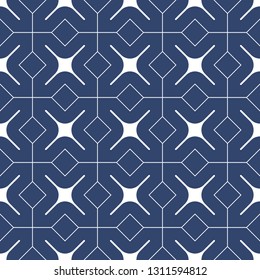 Geometrical ornament repeating seamless pattern for background or wallpaper. Easy to change colors you want. Vector illustration EPS.8 EPS.10