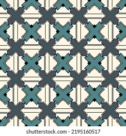 Geometrical ornament. Seamless pattern. Abstract backdrop. Figures wallpaper. Geometric background. Ethnic motif. Mosaic ornate. Digital paper. Textile print. Web design.