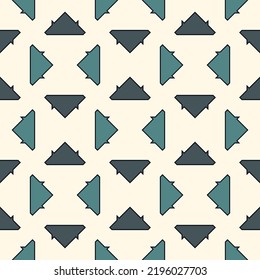 Geometrical ornament. Seamless pattern. Abstract backdrop. Figures wallpaper. Geometric background. Ethnic motif. Mosaic ornate. Digital paper. Textile print. Web design. Vector art work
