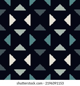 Geometrisches Ornament. Nahtloses Muster. Abstrakter Hintergrund. Bildschirmhintergrund. Geometrischer Hintergrund. Ethnische Motive. Mosaikornat. Digitales Papier. Textildruck. Webdesign. Vektorkunst