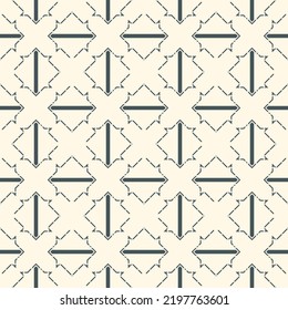 Geometrical ornament. Seamless pattern. Abstract backdrop. Figures wallpaper. Geometric background. Ethnic motif. Mosaic ornate. Digital paper. Textile print. Web design. Vector artwork.