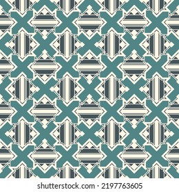 Geometrical ornament. Seamless pattern. Abstract backdrop. Figures wallpaper. Geometric background. Ethnic motif. Mosaic ornate. Digital paper. Textile print. Web design.