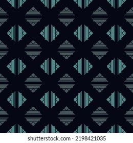 Geometrical ornament. Seamless pattern. Abstract backdrop. Figures wallpaper. Geometric background. Ethnic motif. Mosaic ornate. Digital paper. Textile print. Web design. Vector art work.