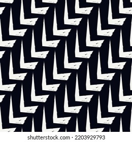 Ornamento geométrico. Patrón sin foco. Fondo abstracto. Fondo de pantalla de Triangles. Fondo geométrico. Motivo étnico. El mosaico adornado. Papel digital. Impresión textil. Diseño web. Arte vectorial