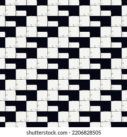 Geometrical ornament. Seamless pattern. Abstract backdrop. Squares and rectangles wallpaper. Geometric background. Ethnic motif. Mosaic ornate. Digital paper. Textile print. Web design. Vector artwork