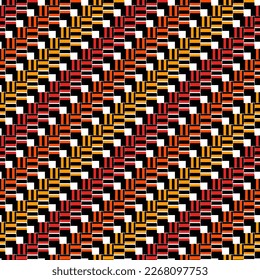 Geometrical ornament. Seamless pattern. Abstract backdrop. Squares and rectangles wallpaper. Geometric background. Ethnic motif. Mosaic ornate. Digital paper. Textile print. Web design. Vector artwork