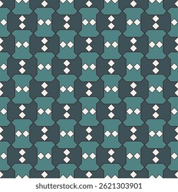 Geometrical ornament. Seamless pattern. Abstract backdrop. Figures wallpaper. Geometric background. Ethnic motif. Mosaic ornate. Digital paper. Textile print. Web design. Vector artwork