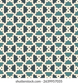 Geometrical ornament. Seamless pattern. Abstract backdrop. Figures wallpaper. Geometric background. Ethnic motif. Mosaic ornate. Digital paper. Textile print. Web design. Vector work.
