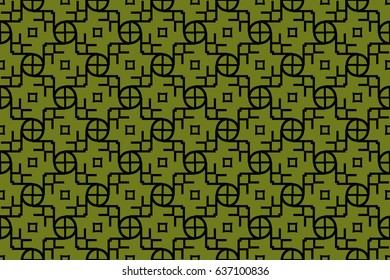 geometrical ornament. seamless vector pattern. interior decoration, wallpaper, presentation, fashion design.