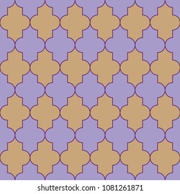 Geometrical ornament. . Vector image. Simple stylization. A motley print. Pattern for tiles. Surface design. Rounded cross.