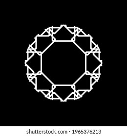Geometrical Ornamental Motif Pattern. Decoration for Interior, Exterior, Carpet, Textile, Garment, Cloth, Silk, Tile, Plastic, Paper, Wrapping, Wallpaper, Pillow, Sofa, Background, Ect. Vector 