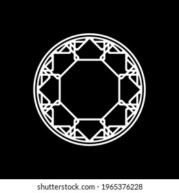 Geometrical Ornamental Motif Pattern. Decoration for Interior, Exterior, Carpet, Textile, Garment, Cloth, Silk, Tile, Plastic, Paper, Wrapping, Wallpaper, Pillow, Sofa, Background, Ect. Vector 