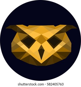 Geometrical owl head