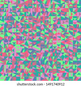 Geometrical pattern background - abstract colorful vector illustration from triangle tiles