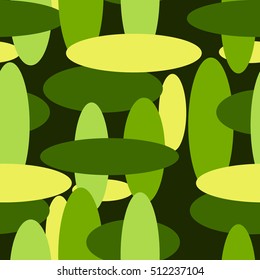 Seamles? geometrical pattern with camouflage motif made of ovals for fabric, cloth, textile, uniform