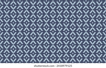 Geometrical pattern design in abstract blue gray background for any fabrics textile needs.