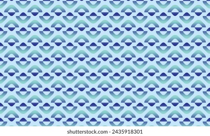 Diseño de patrón geométrico en fondo azul abstracto para cualquier textura de telas necesidades.