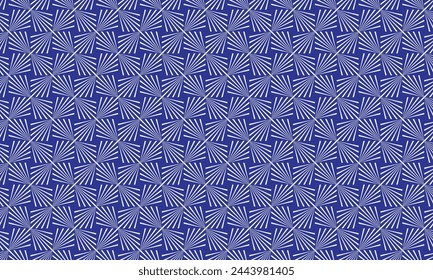 Geometrical pattern design in abstract blue motif background for any fabrics texture needs.