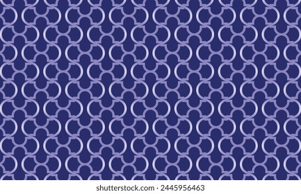 Geometrical pattern design in abstract blue half round background for any fabrics texture needs.