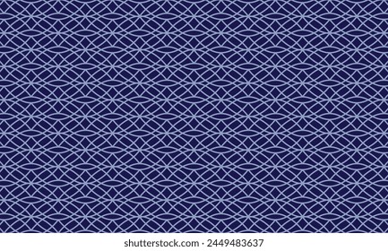 Geometrical pattern design in abstract blue circles background for any fabrics texture needs.