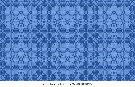Geometrical pattern design in abstract blue background for any fabrics texture needs.