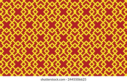 Geometrical pattern design in abstract chines vibrant background for any fabrics texture needs.