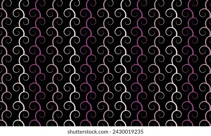 Diseño de patrón geométrico en fondo oscuro abstracto para cualquier textura de telas necesidades.