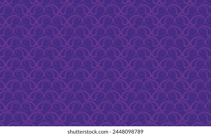 Geometrical pattern design in abstract deep purple background for any fabrics texture needs.