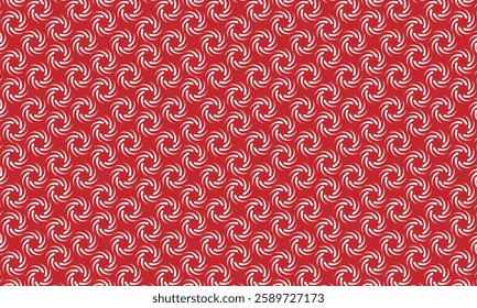 Geometrical pattern design. Abstract fabric texture in red and white lines background.