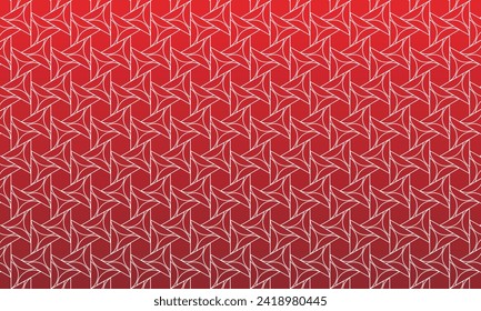 Geometrical pattern design in abstract gradient red background for any fabrics textile needs.