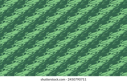 Geometrical pattern design in abstract green batik background for any fabrics texture needs.