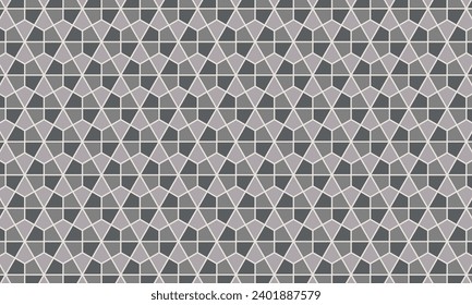 Geometrical pattern design in abstract grey background for any fabrics texture needs.