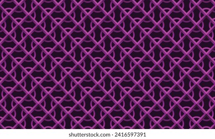 Diseño de patrones geométricos en líneas rosadas y oscuras abstractas para cualquier necesidad de textura de telas.