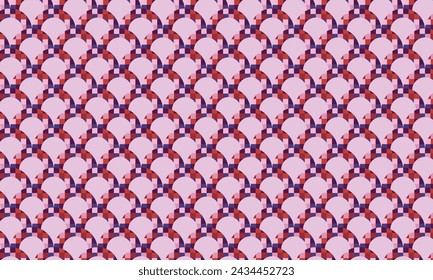 Geometrisches Musterdesign im abstrakten rosa Hintergrund für alle Texturbedürfnisse.